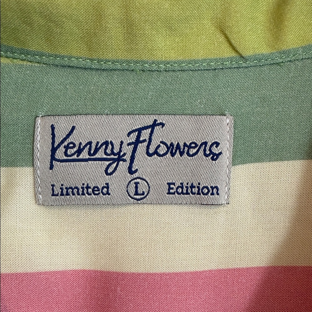 Kenny Flowers Multicolor Striped Men's Shirt - Picture 2 of 4